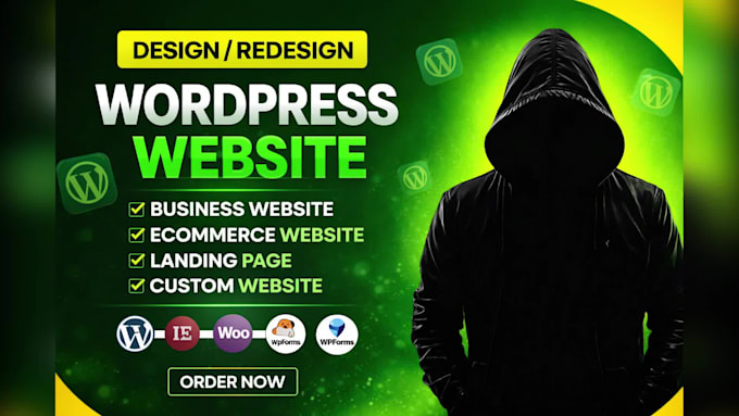 design or redesign luxury website, business wordpress website design