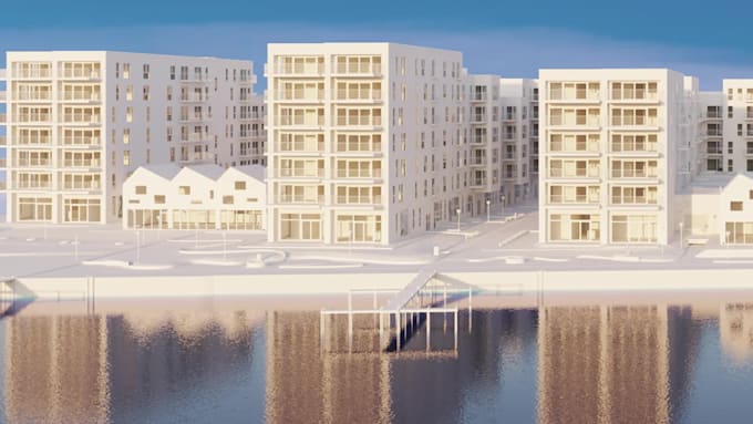 build architectural 3d models with 3ds max, blender