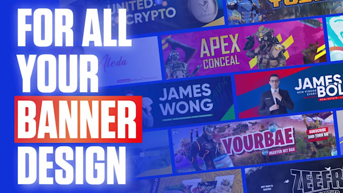 design a professional youtube facebook twitter linkedin banner poster