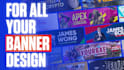 design a professional youtube facebook twitter linkedin banner poster