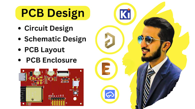 Design pcb layout and schematic by Usama_ejaz1 | Fiverr