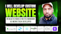 develop custom website in reactjs nodejs nextjs mongodb as mern stack developer