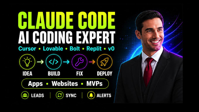 your claude code, vibe coding, cursor, bolt, replit expert