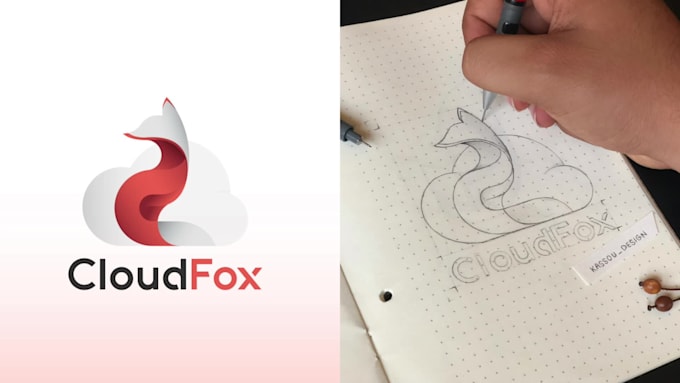design a handcrafted 3d style logo with a premium finish