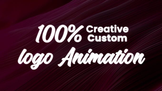 create a professional logo animation and motion graphics