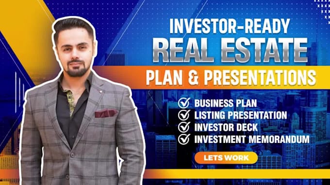 create real estate business plan or offering memorandum