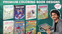 design a custom kids coloring book for amazon KDP