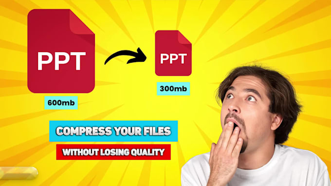 compress your PPT file size into half with max quality