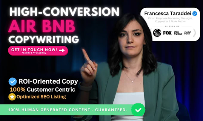 create high conversion airbnb listing copywriting