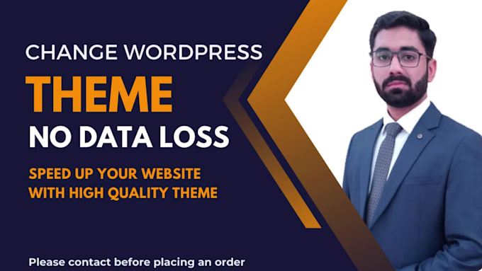 install migrate and change theme of your wordpress website