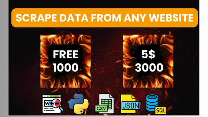 web scraping, data extraction, and automation services