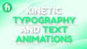 create kinetic typography and text animations