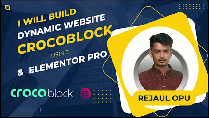 build dynamic wordpress website by crocoblock, jet engine