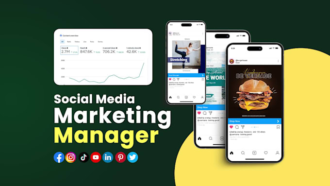 be your professional  social media  marketing manager