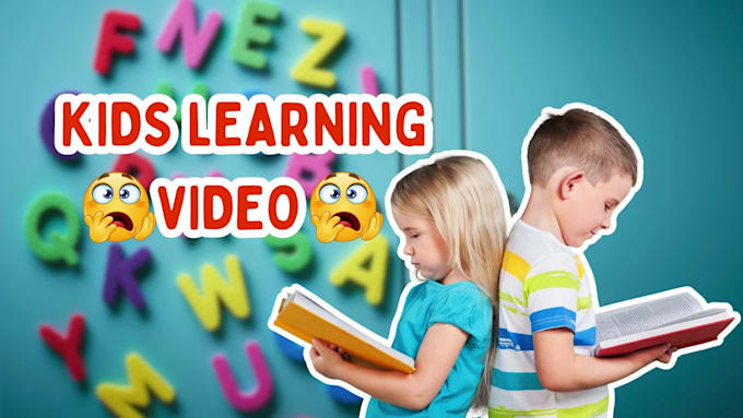 create fun and engaging kids learning video
