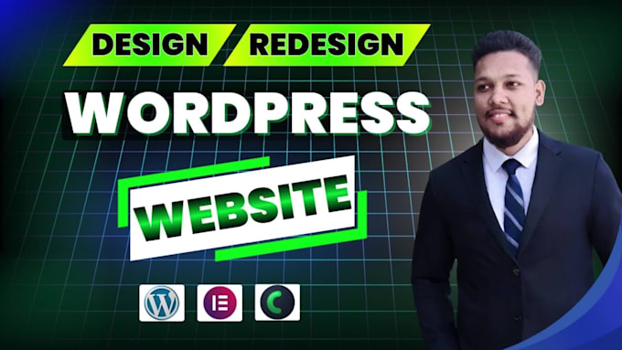 design or redesign wordpress website with elementor pro and crocoblock