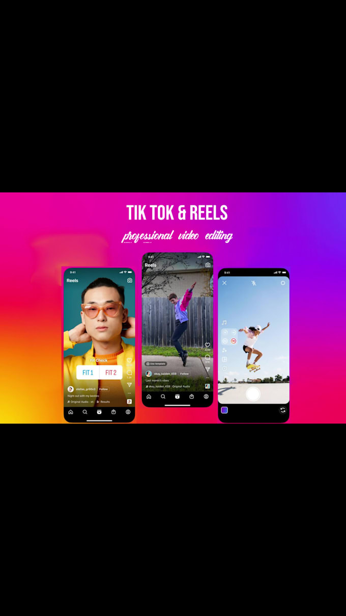 edit your tiktok videos youtube shorts or instagram reels