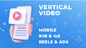create an animated vertical video, reels, shorts, ads, mobile