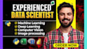 do data analytics, statistical analysis, data science projects in python and r