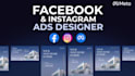 design meta ads creative, high converting static facebook ads
