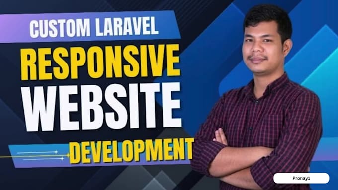 develop laravel web apps, with an admin panel