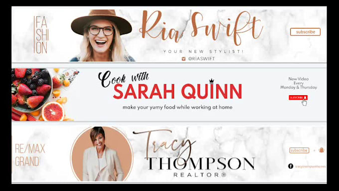 design an outstanding youtube banner