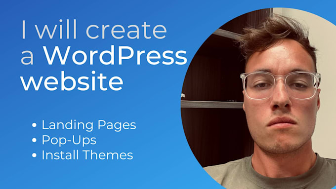 do a wordpress website