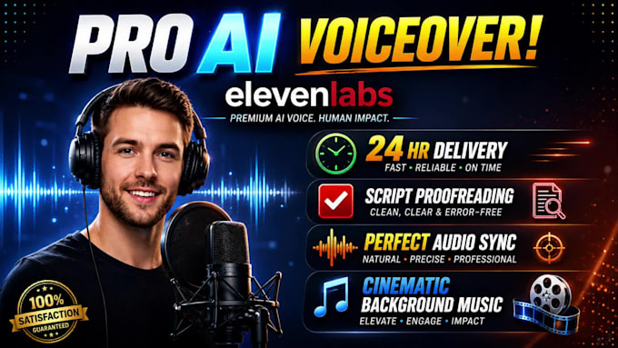 create realistic elevenlabs ai voiceover with audio sync