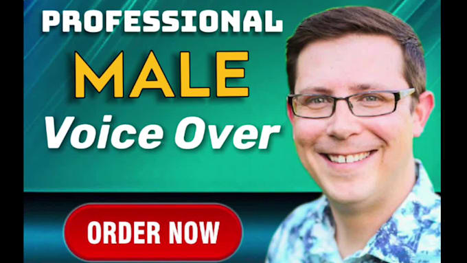 record a pro american male voiceover