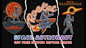 custom design space astronaut for tshirt mascot merchandise
