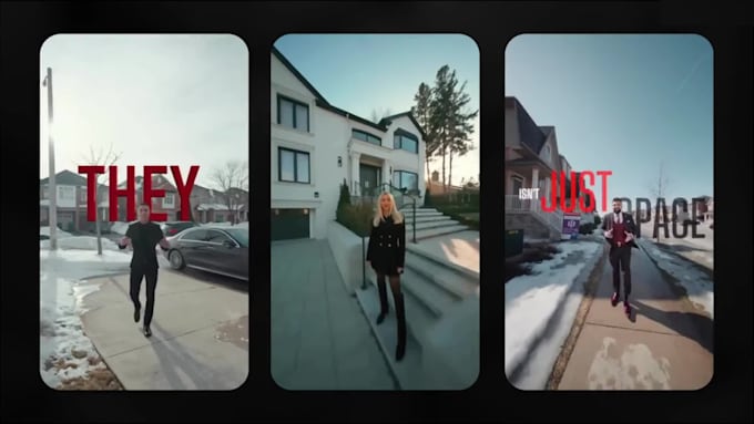 edit trendy real estate reels and premium real estate video editing