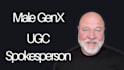 make selfie style gen x male ugc product review video ads