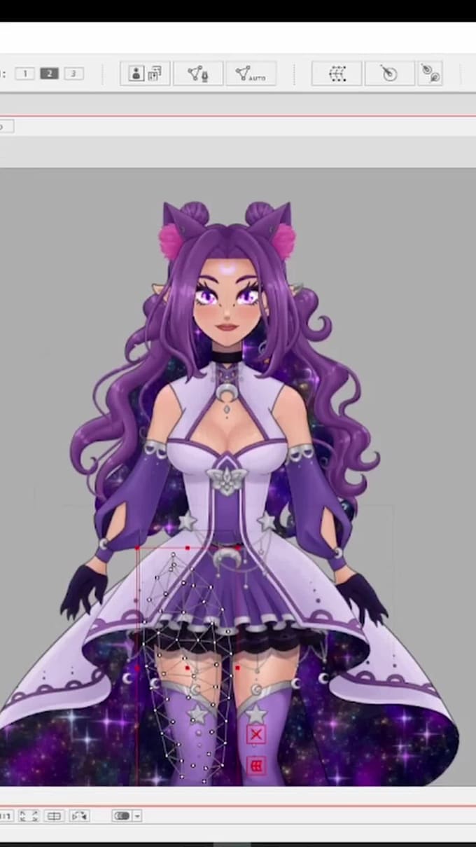 2d vtuber rigging, live2d rigging, facerig, vriod rigging, streaming avatar