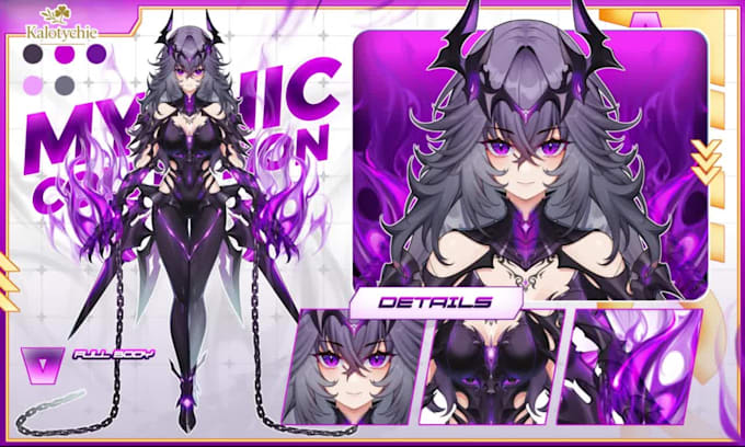 design and rig live 2d vtuber model for vtube studio