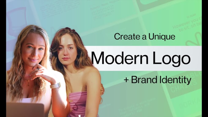 create a modern logo and brand identity for your business
