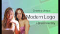 create a modern logo and brand identity for your business