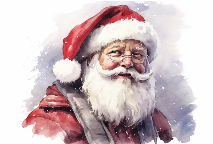create unique christmas  illustration in ai art format