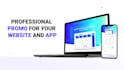 create engaging app, website, or saas promo video with motion graphics