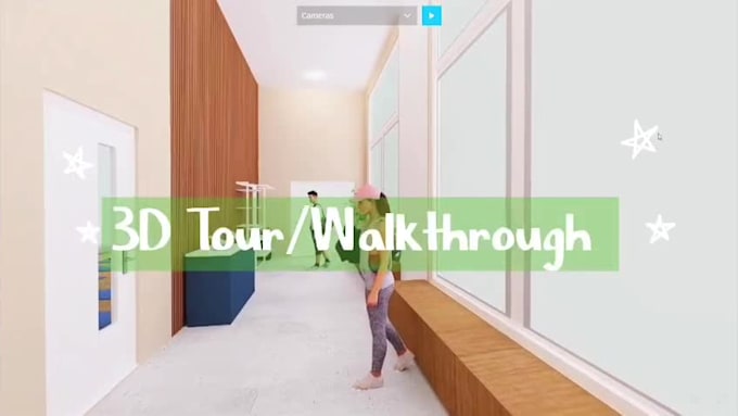 design 2d 3d floor plan, interior rendering with floorplanner or archicad