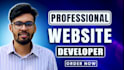 do custom website development, website design as full stack developer