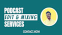professionally edit mix and master podcast audio
