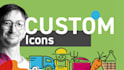draw custom line or flat icons