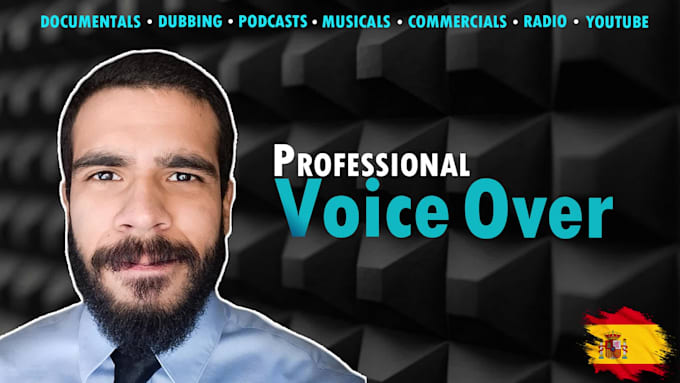 record a highquality and engaging male voice over