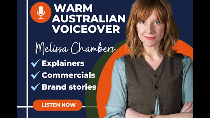 deliver an intelligent australian female voiceover for explainer and commercial