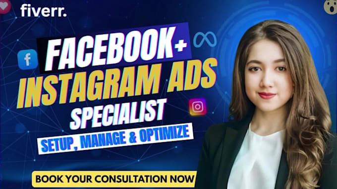 setup and manage meta facebook and instagram ad campaign with pixel