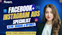 setup and manage meta facebook and instagram ad campaign with pixel