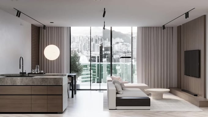 design your interior exterior and render realistic