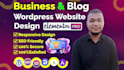 create wordpress blog website business website elementor pro
