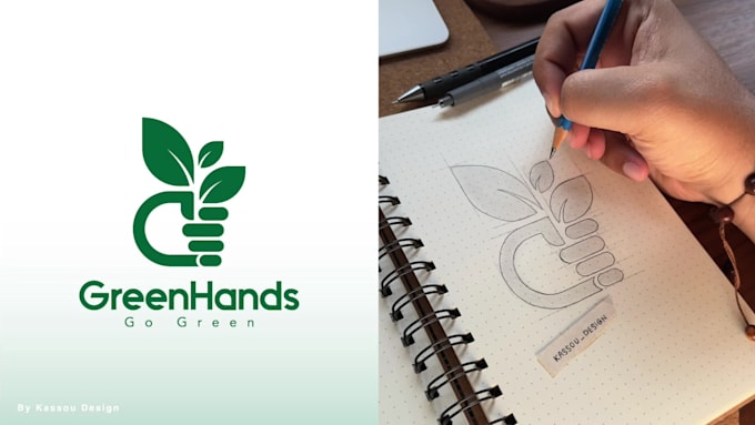 design a clean, minimal handcrafted logo