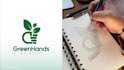 design a clean, minimal handcrafted logo